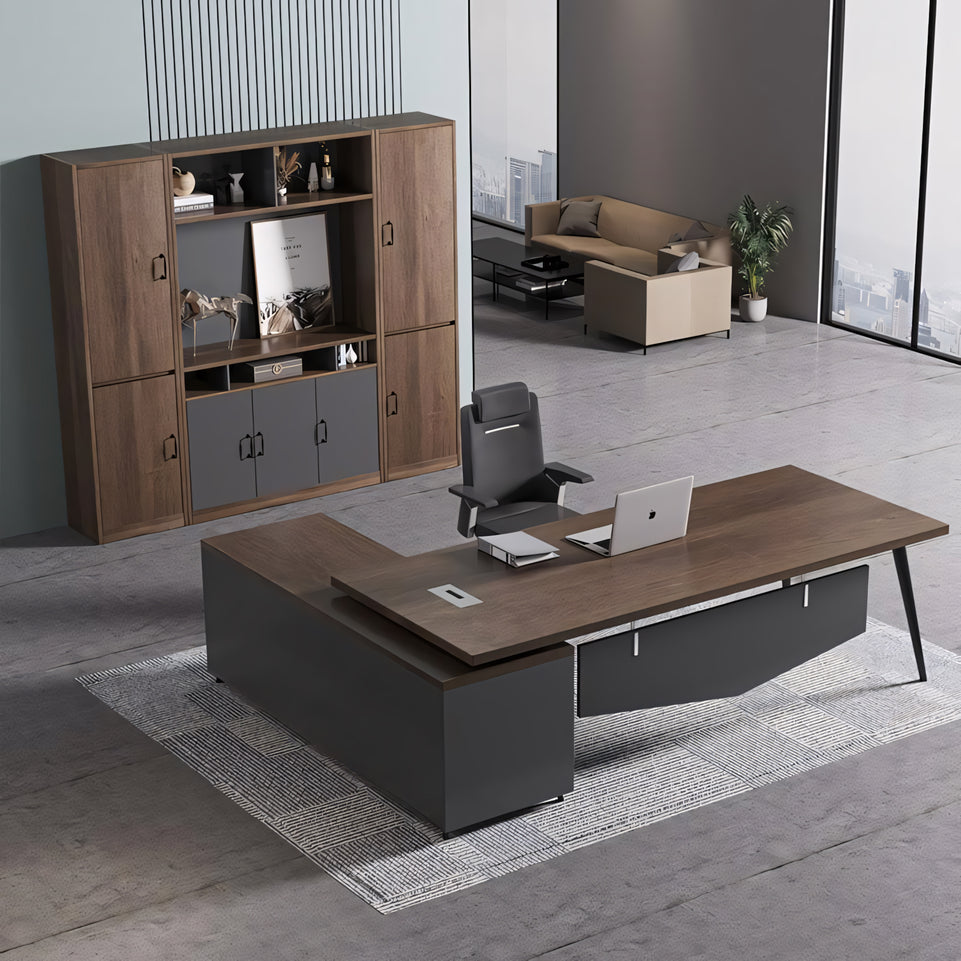 Light Luxury Simple Office Desk Boss Table LBZ-10109