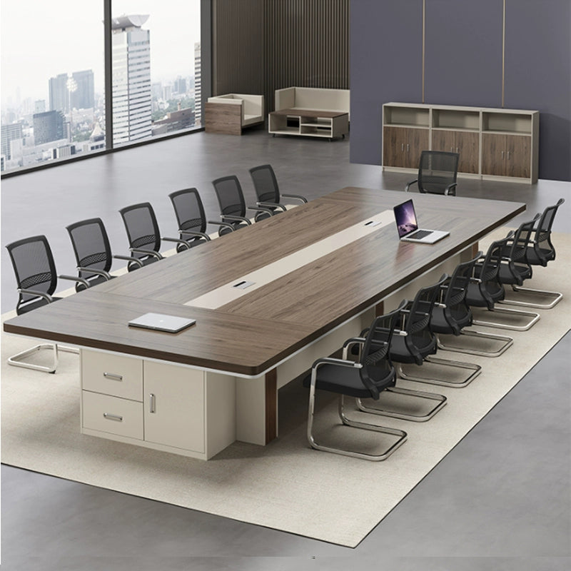 Creative Conference Table With Side Cabinet  HYZ-10100