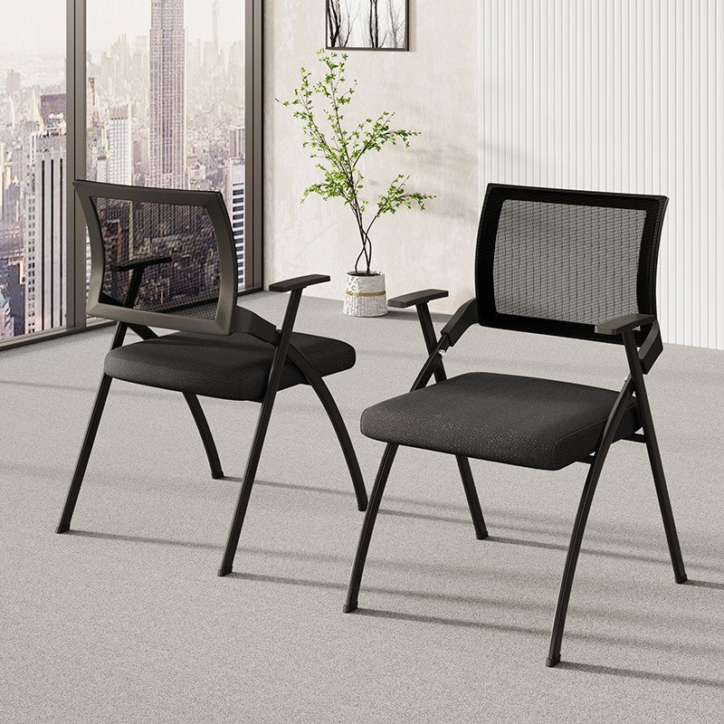 (In Stock) Conference Room Mesh Folding Study Chair With Writing Board HYY-2002