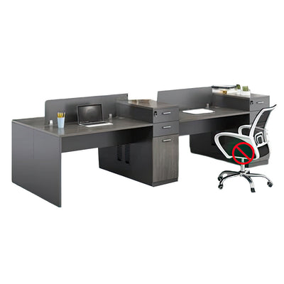 Classic Work Computer Desk Office Wooden Fashion Modern Desk with Storage Providing a Spacious and Organized Work Environment