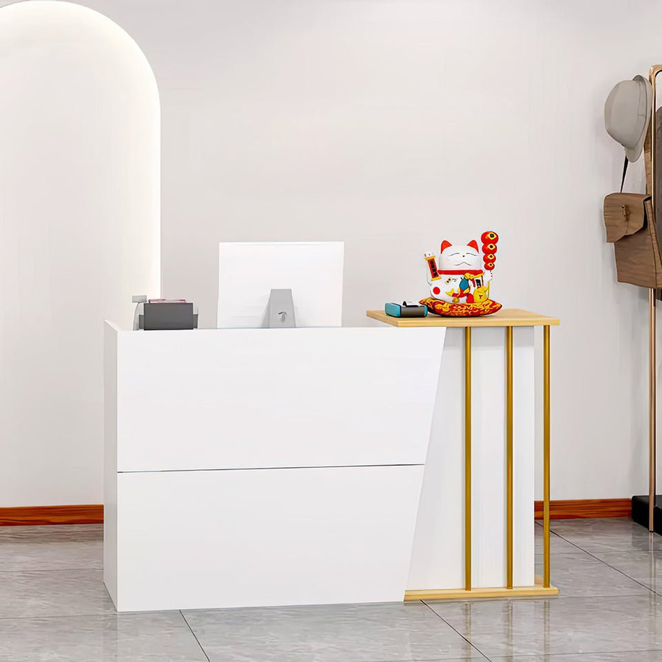 Small Simple Salon Store Institution Checkout Reception Desk JDT-1078