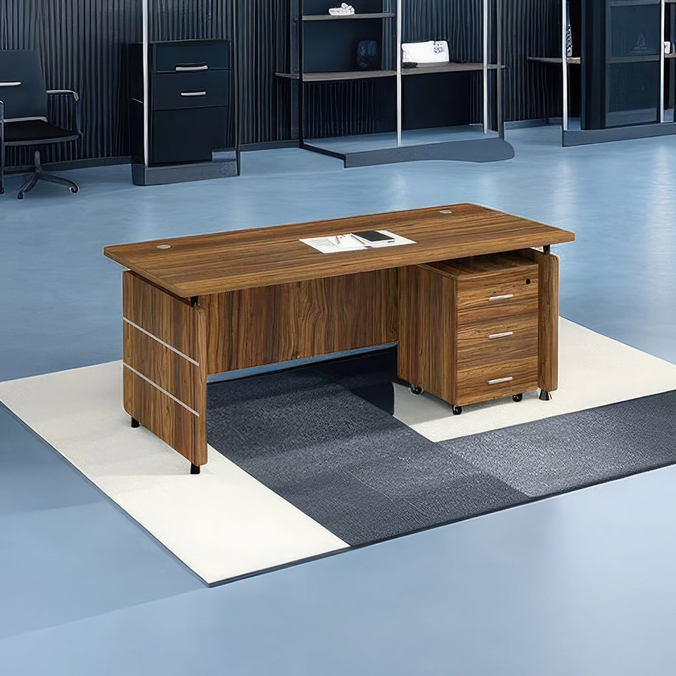 Office Desk Simple Design For Boss Staff With Drawers Desk YGZ-1046