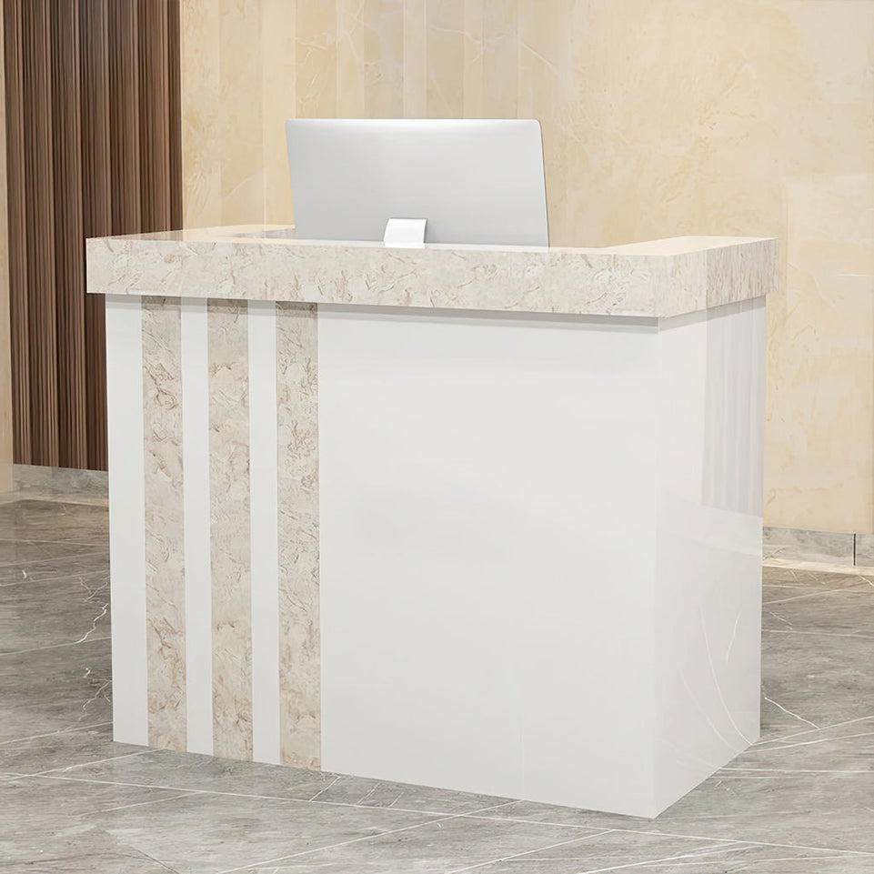 Light Luxury Salon Office Store Institution Reception Desk JDT-1058