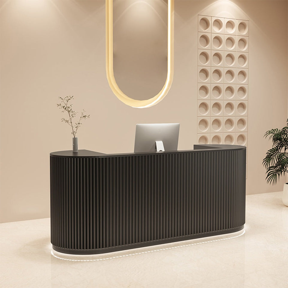 Light Luxury Cream Style Hotel Store Salons Reception Desk JDT-107