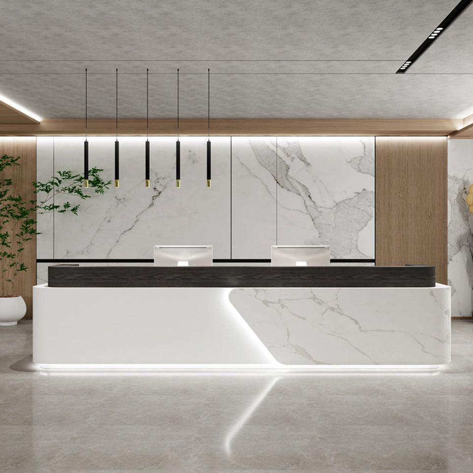 Light luxury Lacquered Reception Desk JDT-1031