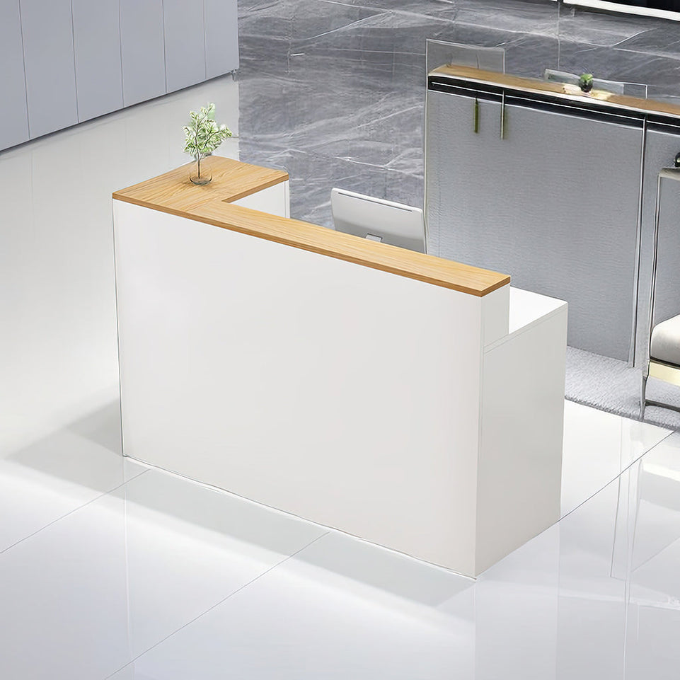 Light Luxury Simple Store Checkout Counter Reception Desk JDT-1048