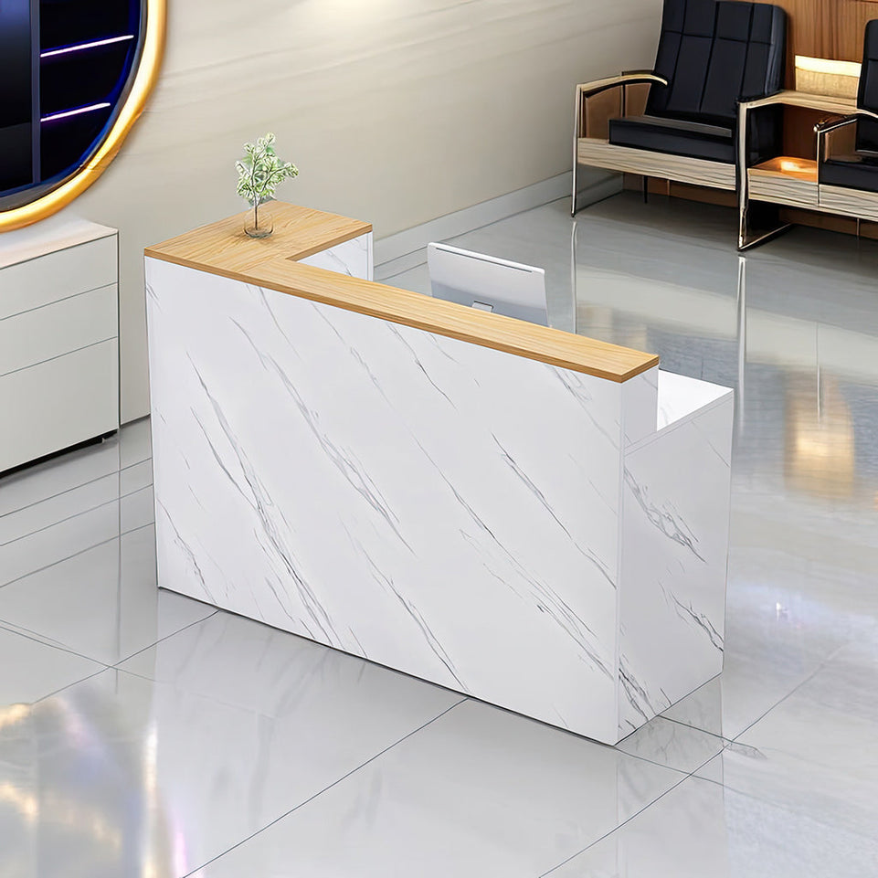 Light Luxury Simple Store Checkout Counter Reception Desk JDT-1048