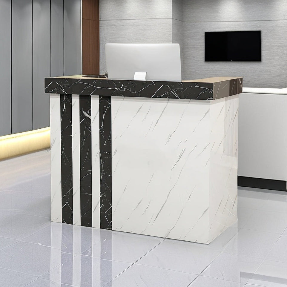 Light Luxury Salon Office Store Institution Reception Desk JDT-1058