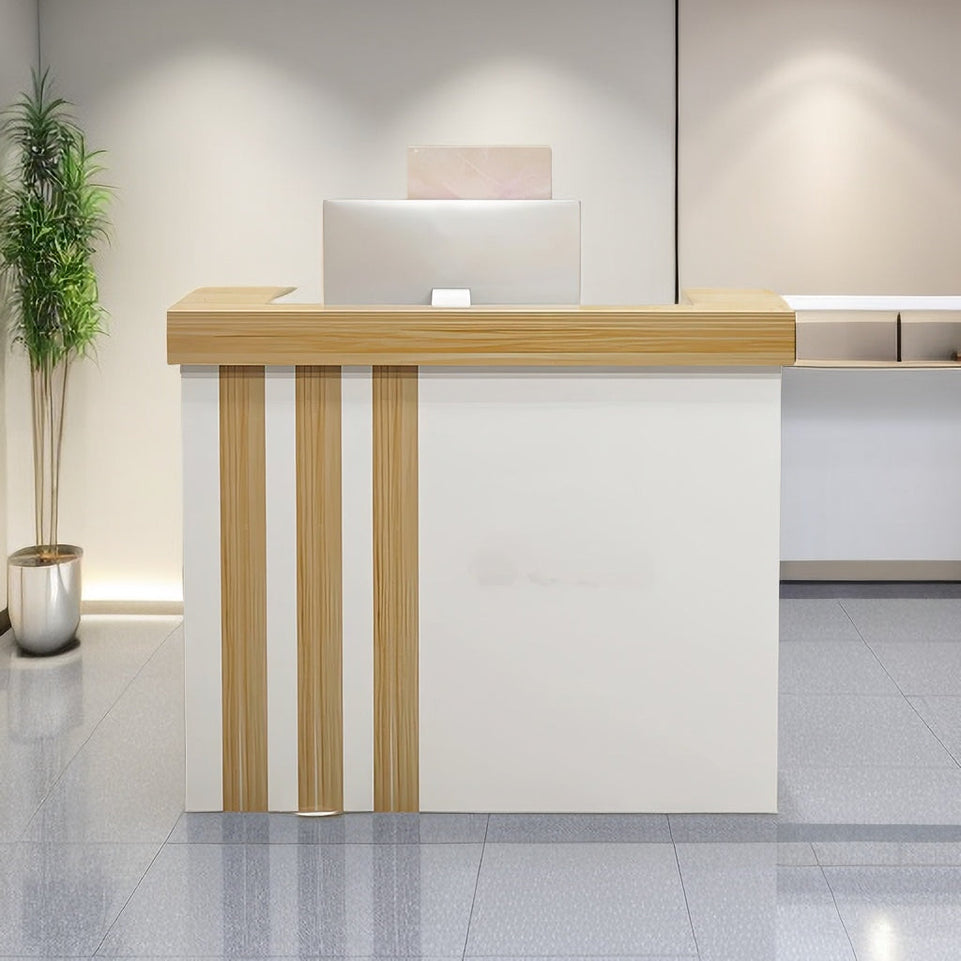 Light Luxury Salon Office Store Institution Reception Desk JDT-1058