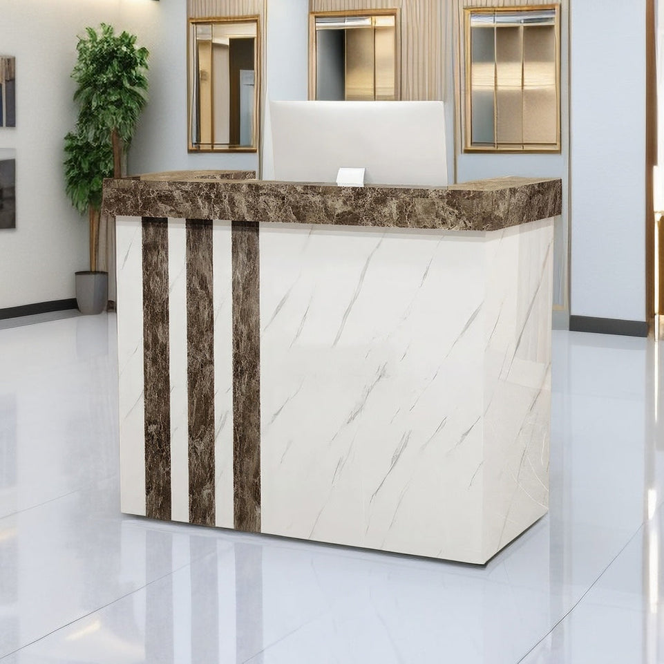 Light Luxury Salon Office Store Institution Reception Desk JDT-1058