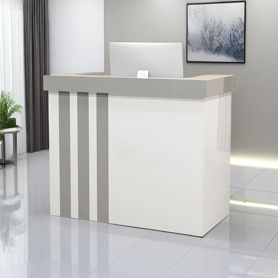 Light Luxury Salon Office Store Institution Reception Desk JDT-1058