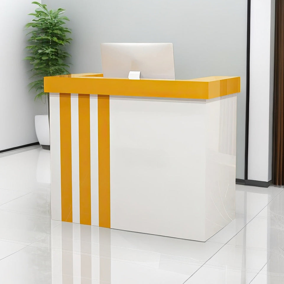 Light Luxury Salon Office Store Institution Reception Desk JDT-1058