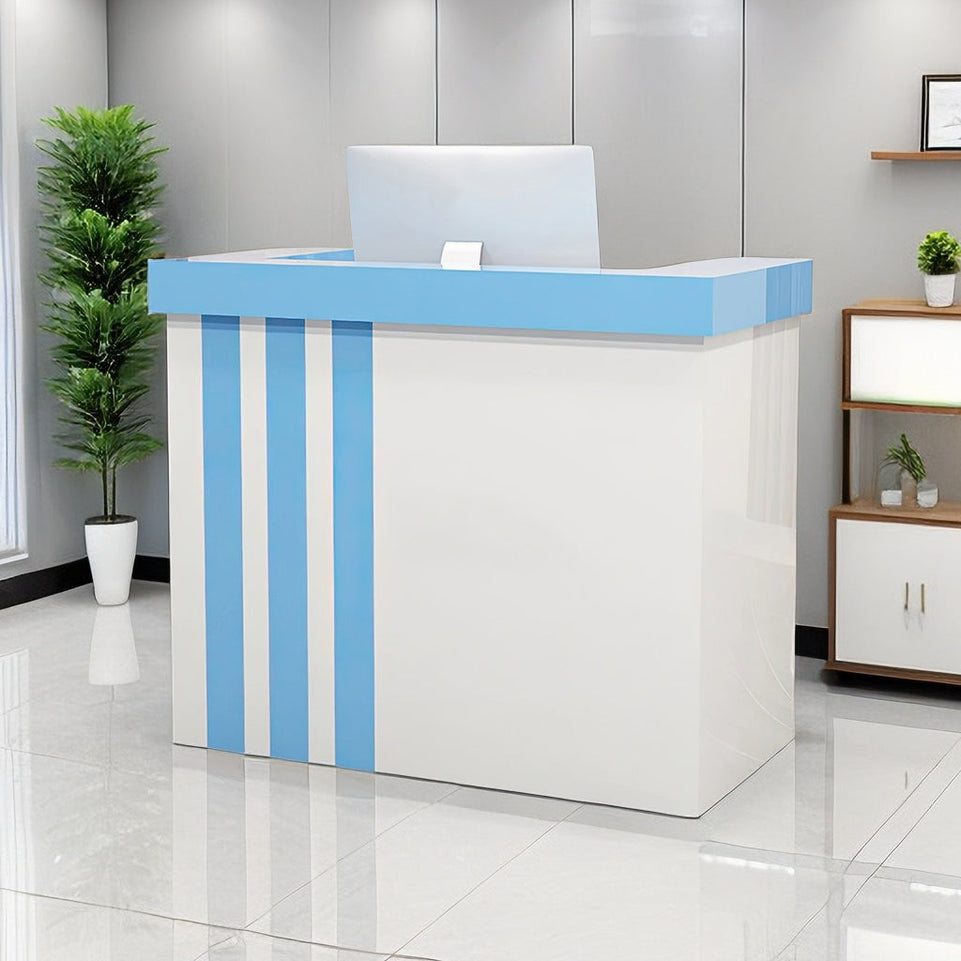 Light Luxury Salon Office Store Institution Reception Desk JDT-1058