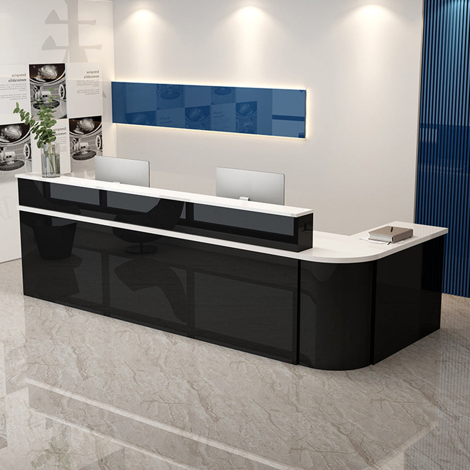 Lacquered Minimalist Store Salon Bar Checkout Reception Desk JDT-1038