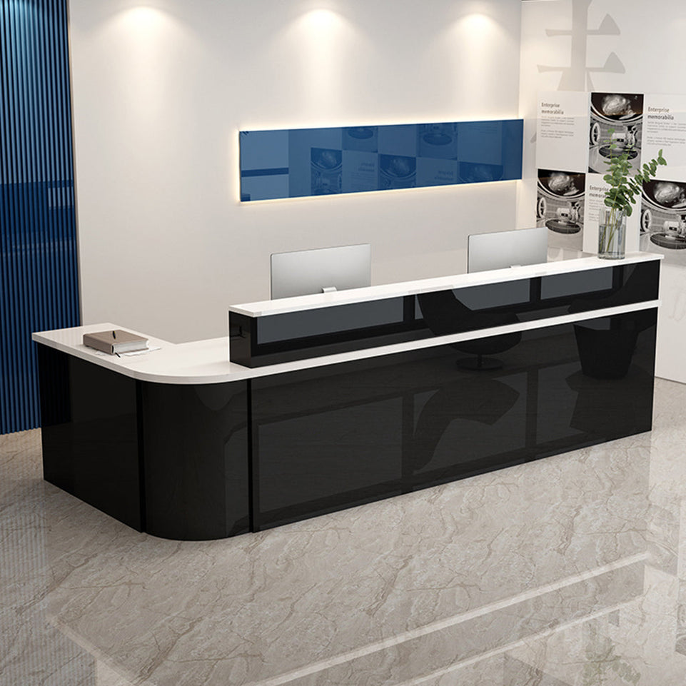 Lacquered Minimalist Store Salon Bar Checkout Reception Desk JDT-1038