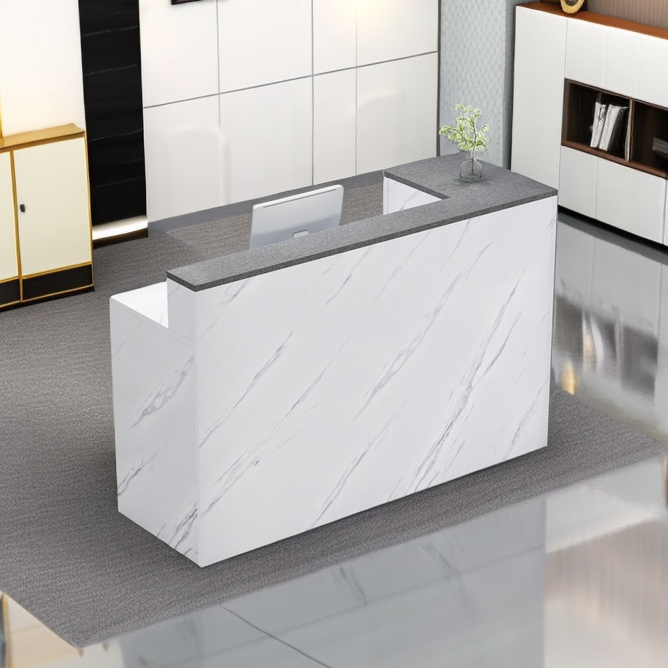 Light Luxury Simple Store Checkout Counter Reception Desk JDT-1048