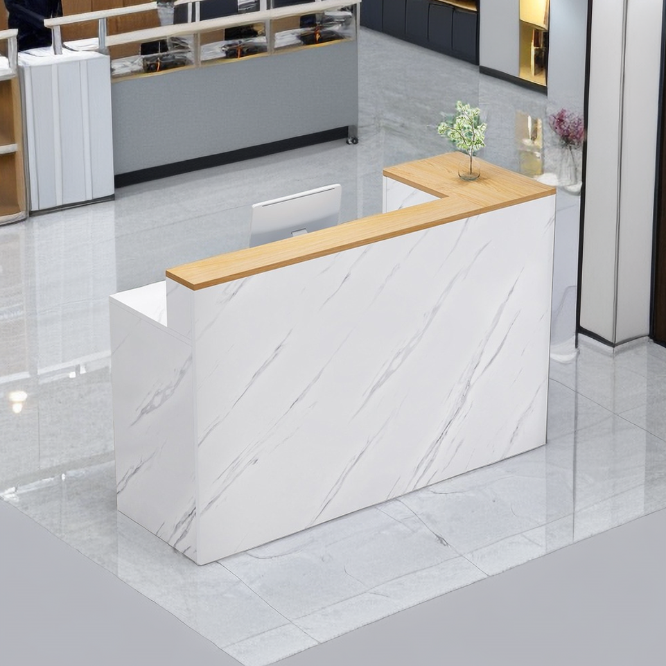 Light Luxury Simple Store Checkout Counter Reception Desk JDT-1048